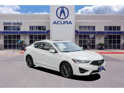 Platinum White Pearl Acura ILX A-Spec.  Click to enlarge.