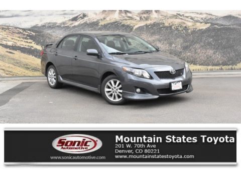 Magnetic Gray Metallic Toyota Corolla S.  Click to enlarge.