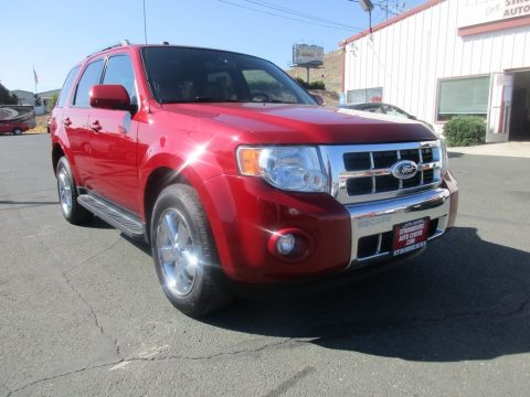 Sangria Red Metallic Ford Escape Limited V6 4WD.  Click to enlarge.