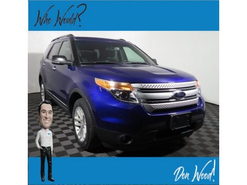 Deep Impact Blue Metallic Ford Explorer XLT 4WD.  Click to enlarge.