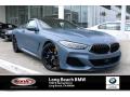 Front 3/4 View of 2019 BMW 8 Series 850i xDrive Coupe #1
