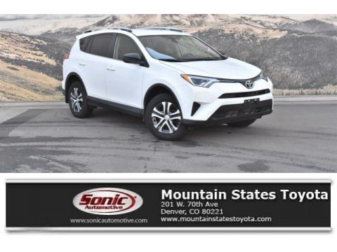 Super White Toyota RAV4 LE AWD. Click to enlarge. Super White Toyota RAV4 LE AWD. Click to enlarge.