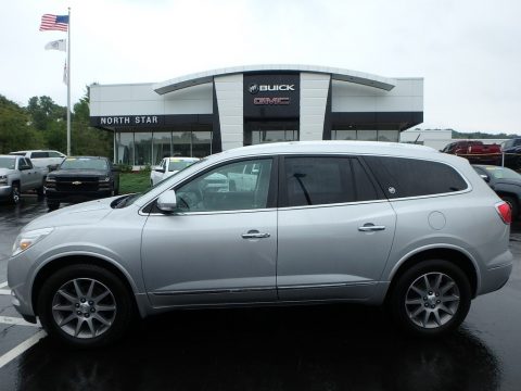 Quicksilver Metallic Buick Enclave Leather AWD.  Click to enlarge.