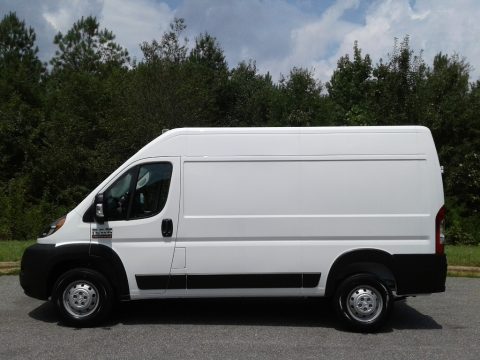 Bright White Ram ProMaster 1500 High Roof Cargo Van.  Click to enlarge.