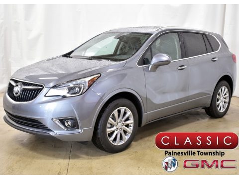 Satin Steel Gray Metallic Buick Envision Essence AWD.  Click to enlarge.