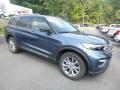 Front 3/4 View of 2020 Ford Explorer Limited 4WD #3