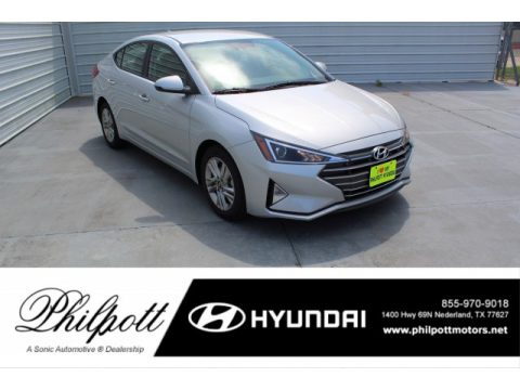 Symphony Silver Hyundai Elantra SEL.  Click to enlarge.