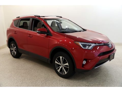 Barcelona Red Metallic Toyota RAV4 XLE.  Click to enlarge.