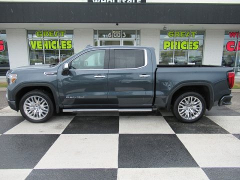 Dark Sky Metallic GMC Sierra 1500 Denali Crew Cab 4WD.  Click to enlarge.