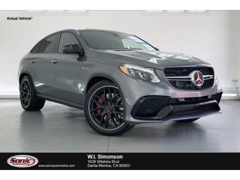 Selenite Grey Metallic Mercedes-Benz GLE 63 S AMG 4Matic Coupe.  Click to enlarge.
