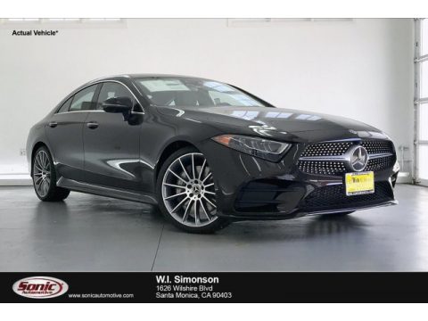 Ruby Black Metallic Mercedes-Benz CLS 450 Coupe.  Click to enlarge.