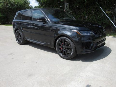 Santorini Black Metallic Land Rover Range Rover Sport HSE Dynamic.  Click to enlarge.