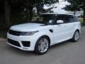 Front 3/4 View of 2020 Land Rover Range Rover Sport HSE Dynamic #10