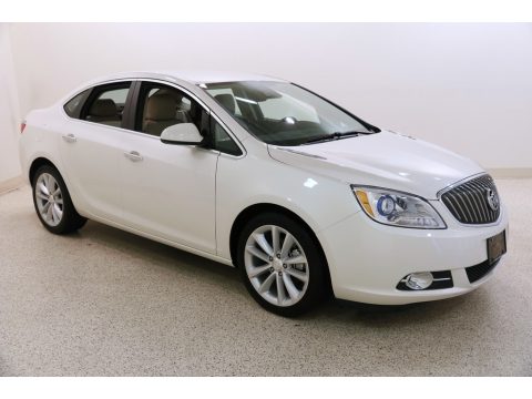 White Diamond Tricoat Buick Verano Leather Group.  Click to enlarge.