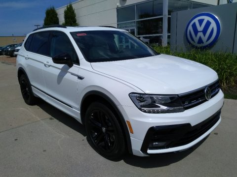 Pure White Volkswagen Tiguan SEL R-Line 4MOTION.  Click to enlarge.