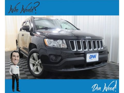 Black Jeep Compass Sport 4x4.  Click to enlarge.