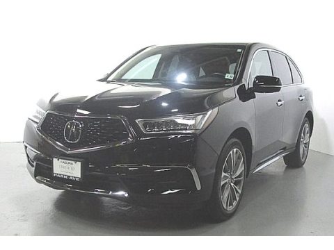 Crystal Black Pearl Acura MDX Technology SH-AWD.  Click to enlarge.