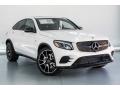 Front 3/4 View of 2019 Mercedes-Benz GLC AMG 43 4Matic Coupe #12