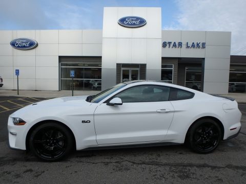 Oxford White Ford Mustang GT Premium Fastback.  Click to enlarge.