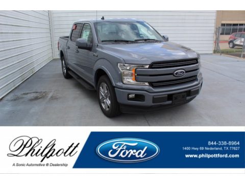 Abyss Gray Ford F150 Lariat SuperCrew.  Click to enlarge.