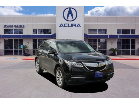 Crystal Black Pearl Acura MDX Technology.  Click to enlarge.