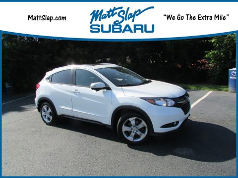 White Orchid Pearl Honda HR-V EX-L Navi AWD.  Click to enlarge.