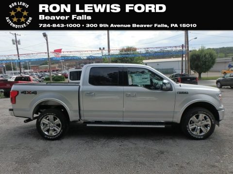 Ingot Silver Ford F150 Lariat SuperCrew 4x4.  Click to enlarge.