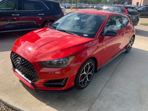 Racing Red Hyundai Veloster N.  Click to enlarge.