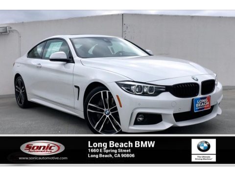 Alpine White BMW 4 Series 430i Coupe.  Click to enlarge.