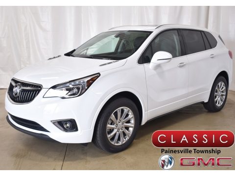 Summit White Buick Envision Essence AWD.  Click to enlarge.
