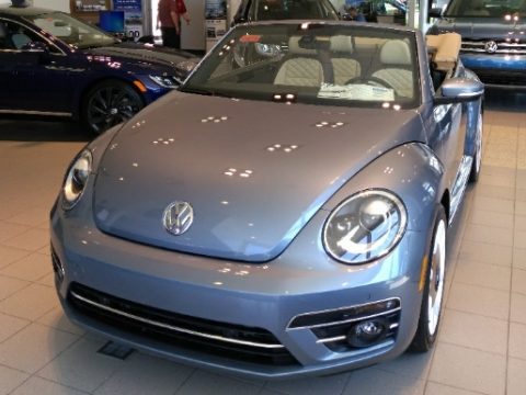 Stonewashed Blue Volkswagen Beetle Final Edition Convertible.  Click to enlarge.