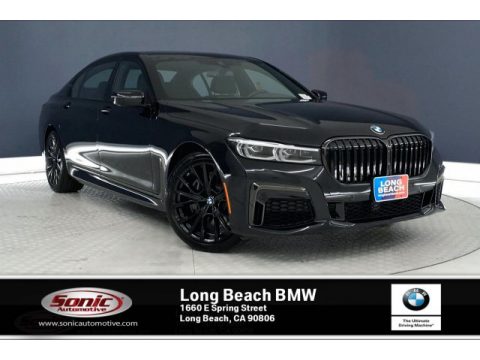 Black Sapphire Metallic BMW 7 Series 740i Sedan.  Click to enlarge.