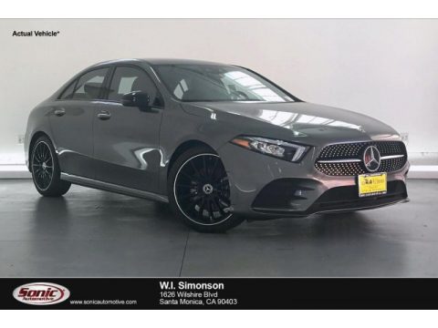 Mountain Grey Metallic Mercedes-Benz A 220 Sedan.  Click to enlarge.