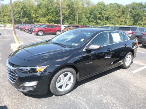 Mosaic Black Metallic Chevrolet Malibu LS.  Click to enlarge.