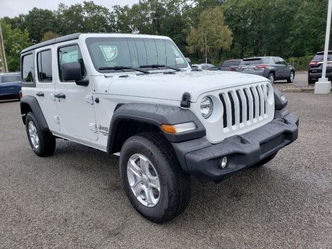 Bright White Jeep Wrangler Unlimited Sport 4x4.  Click to enlarge. Bright White Jeep Wrangler Unlimited Sport 4x4.  Click to enlarge.