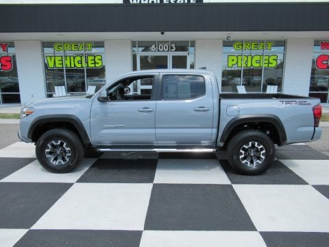 Cement Gray Toyota Tacoma TRD Off-Road Double Cab.  Click to enlarge.