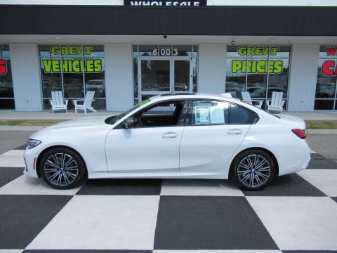 Mineral White Metallic BMW 3 Series M340i xDrive Sedan.  Click to enlarge.