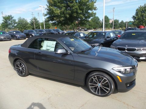 Mineral Grey Metallic BMW 2 Series 230i xDrive Convertible.  Click to enlarge.