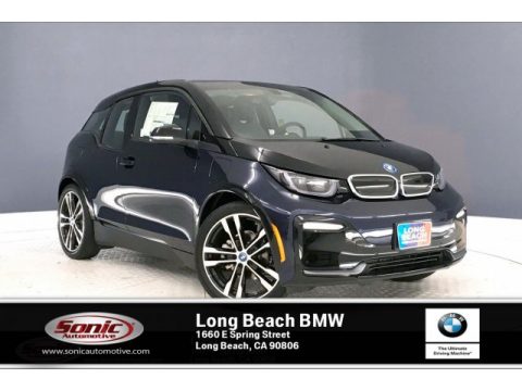 Imperial Blue Metallic BMW i3 S with Range Extender.  Click to enlarge.
