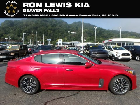 HiChroma Red Kia Stinger 2.0L AWD.  Click to enlarge.