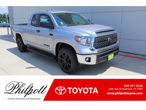 Silver Sky Metallic Toyota Tundra TSS Off Road Double Cab.  Click to enlarge.