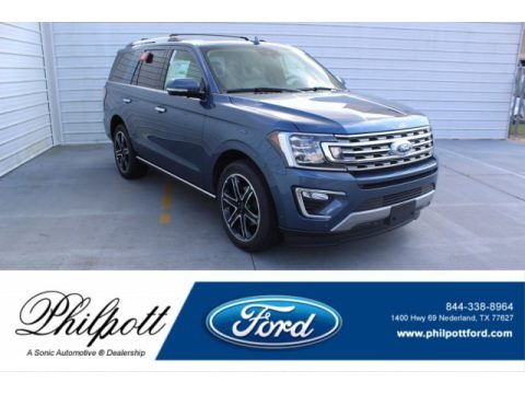 Blue Metallic Ford Expedition Limited.  Click to enlarge.