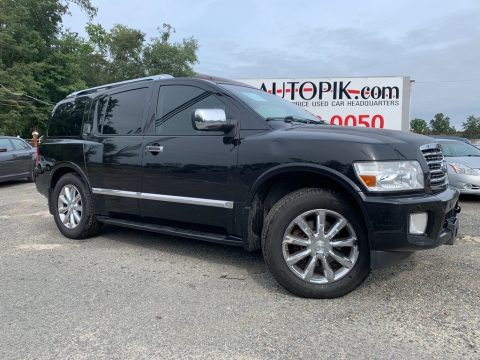 Liquid Onyx Black Infiniti QX 56 4WD.  Click to enlarge.