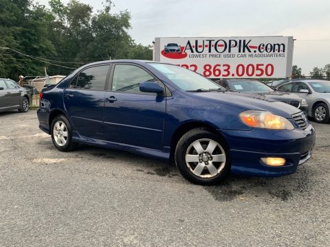 Indigo Ink Pearl Toyota Corolla LE.  Click to enlarge.