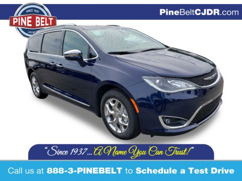 Jazz Blue Pearl Chrysler Pacifica Limited.  Click to enlarge.