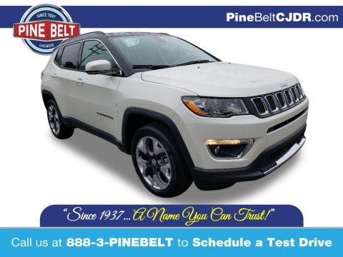 Pearl White Tri-Coat Jeep Compass Limted 4x4.  Click to enlarge.