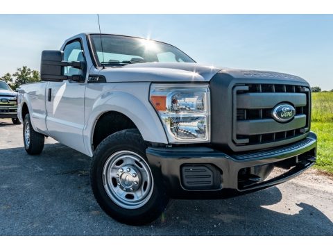 Oxford White Ford F250 Super Duty XL Regular Cab.  Click to enlarge.