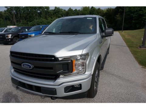 Ingot Silver Ford F150 XLT SuperCrew 4x4.  Click to enlarge.