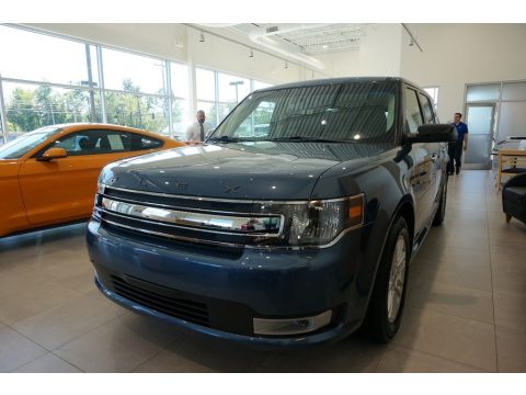 Blue Metallic Ford Flex SEL AWD.  Click to enlarge.