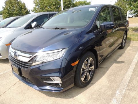 Obsidian Blue Pearl Honda Odyssey Touring.  Click to enlarge.